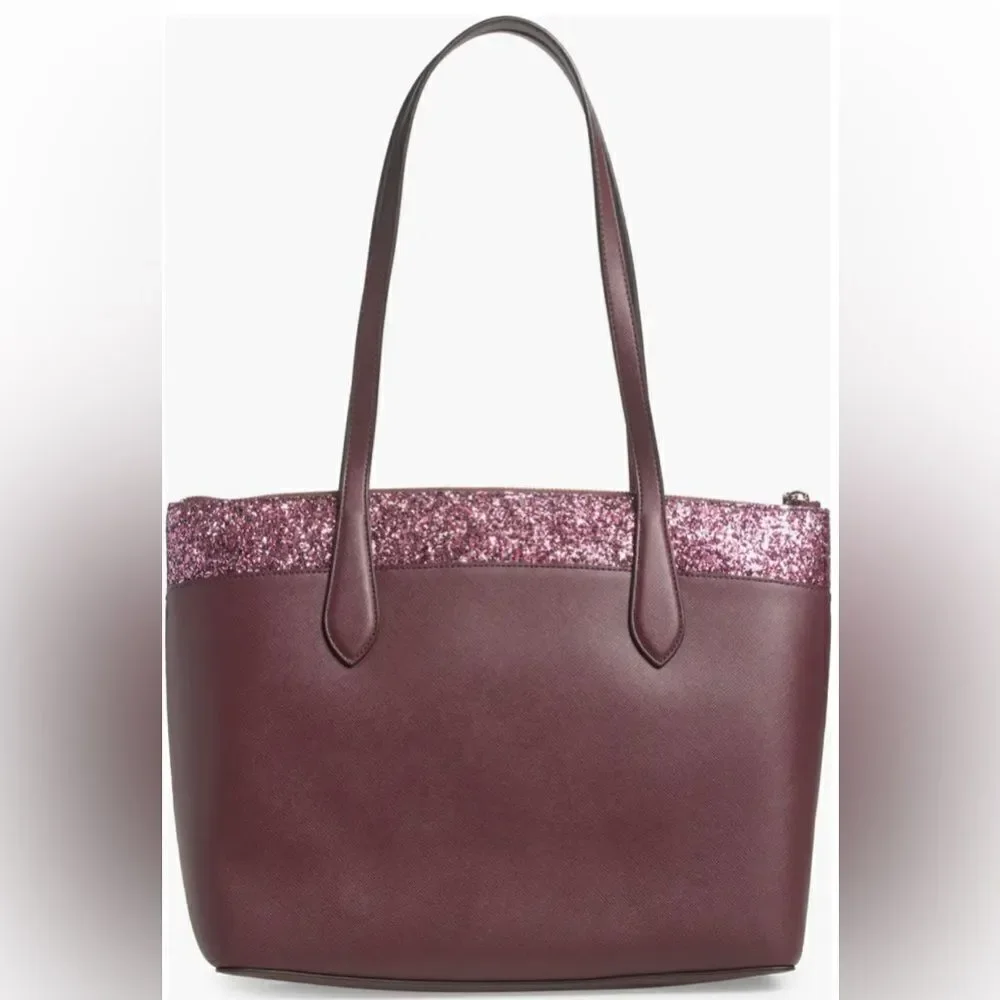 Kate Spade Glitter Flash Tote Shoulder Bag Purse
